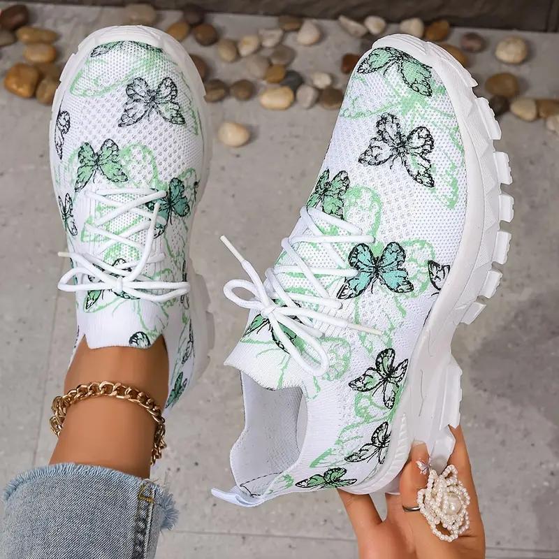 Женские повседневные туфли с узором «бабочка» Легкие спортивные туфли 38 зелёный
Женские повседневные туфли с узором «бабочка» Легкие спортивные туфли 38 зелёный