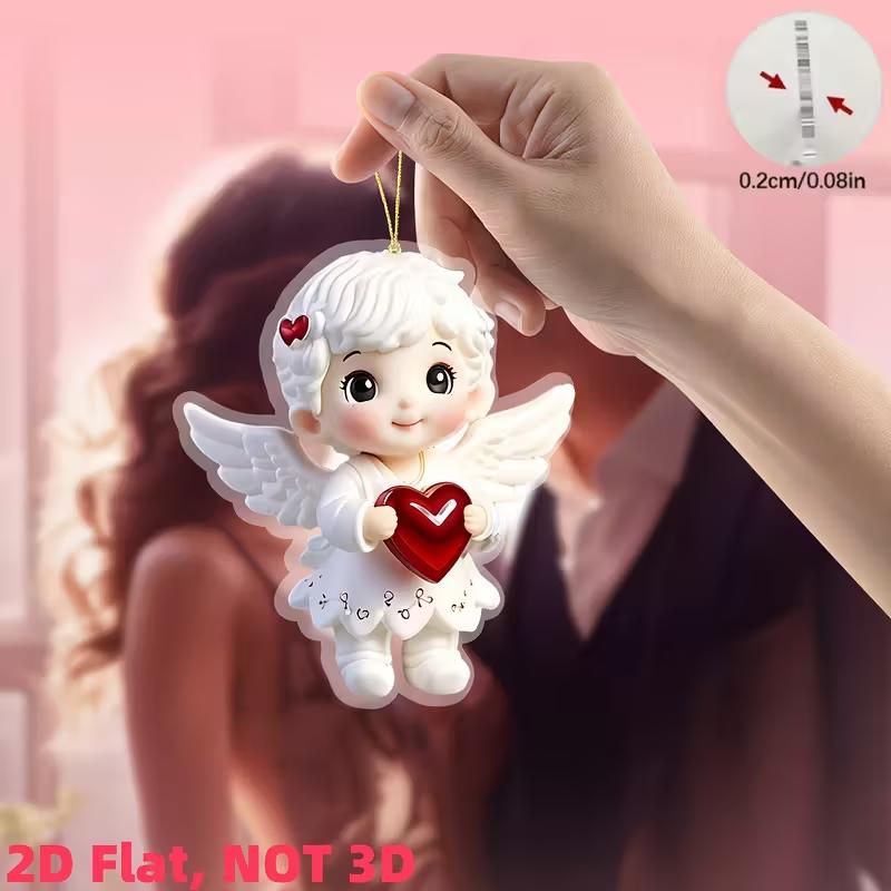 Love Angel Decoration - Cute 2D pendant decoration suitable for cars, parties, weddingsengagements Valentine s Day and New Year
Love Angel Decoration - Cute 2D pendant decoration suitable for cars, parties, weddingsengagements Valentine s Day and New Year