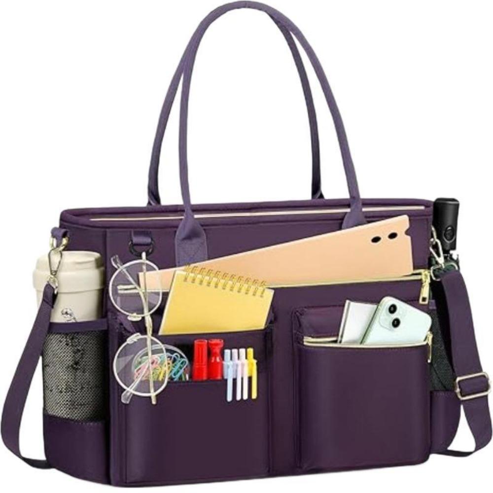 Oxford Laptop Bag Large Capacity Laptop Tote Commute Travel College фіолетовий
Oxford Laptop Bag Large Capacity Laptop Tote Commute Travel College фіолетовий
