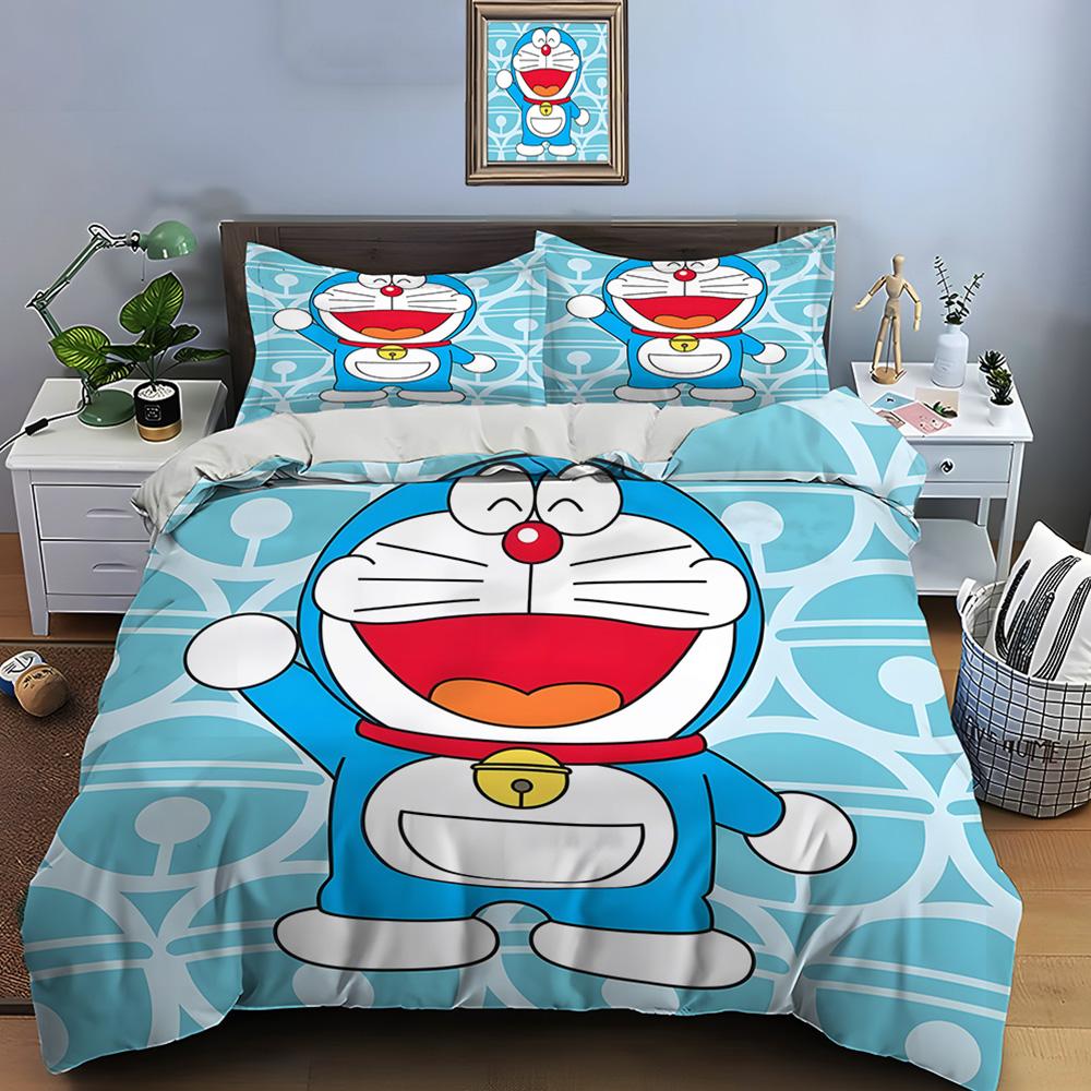 3PC Multiple Styles D-Doraemon Cartoon Printed Bedding Set 1 Duvet Cover, 2 Pillowcases Boys Girls Children Luxury Gifts 135x200cm
3PC Multiple Styles D-Doraemon Cartoon Printed Bedding Set 1 Duvet Cover, 2 Pillowcases Boys Girls Children Luxury Gifts 135x200cm