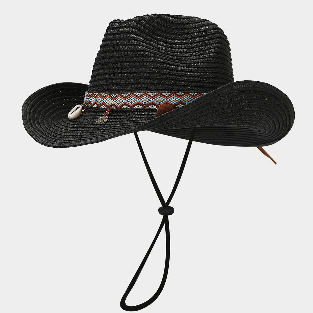 Style Straw Hat For Women Sun Protection Wide Brim Summer Beach Fashion Accessory чёрный
Style Straw Hat For Women Sun Protection Wide Brim Summer Beach Fashion Accessory чёрный