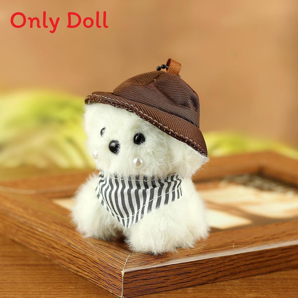 Plush Dog Keychain Cute Mini Hat Soft Toy For Backpack Decor DarkBrown
Plush Dog Keychain Cute Mini Hat Soft Toy For Backpack Decor DarkBrown