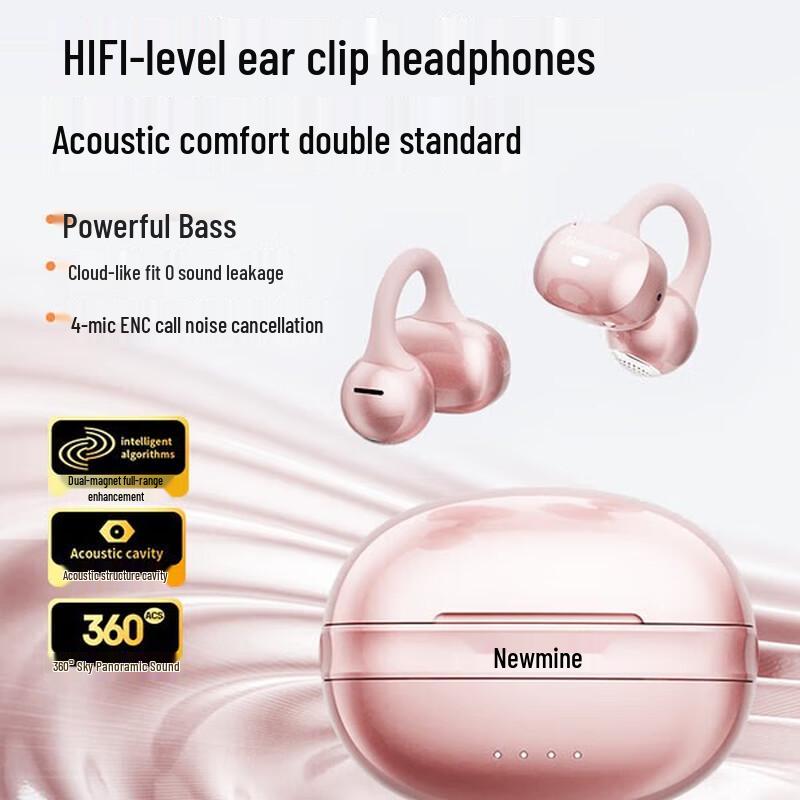 Newman A50 Open-Ear Clip-On Bluetooth Headset
Newman A50 Open-Ear Clip-On Bluetooth Headset