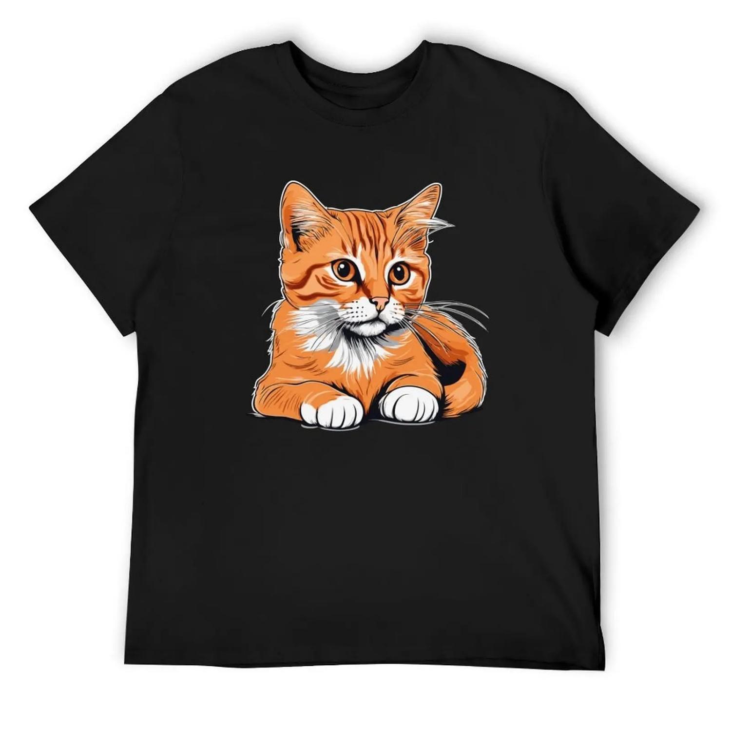 Adorable Cute Orange Cat - Whimsical Fun for Cat Lovers T-Shirt oversizeds vintage blue archive plain t shirts men XXXXXL різнокольоровий
Adorable Cute Orange Cat - Whimsical Fun for Cat Lovers T-Shirt oversizeds vintage blue archive plain t shirts men XXXXXL різнокольоровий