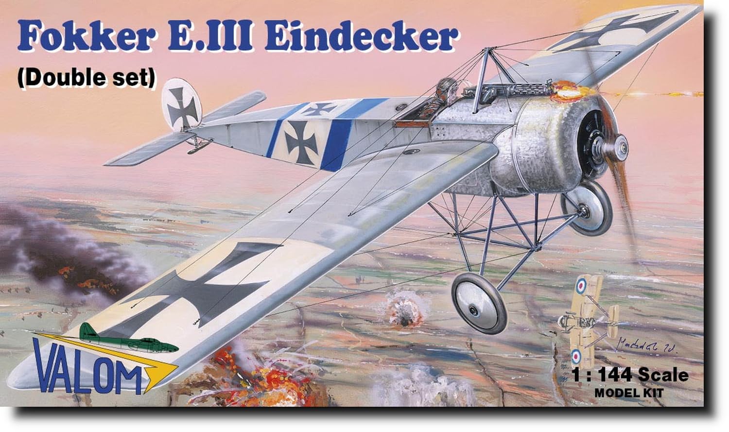 VALOM German Fokker Eindecker Monoplane Fighter Set of 2 Plastic Model CV14414 1/144 E.3
VALOM German Fokker Eindecker Monoplane Fighter Set of 2 Plastic Model CV14414 1/144 E.3