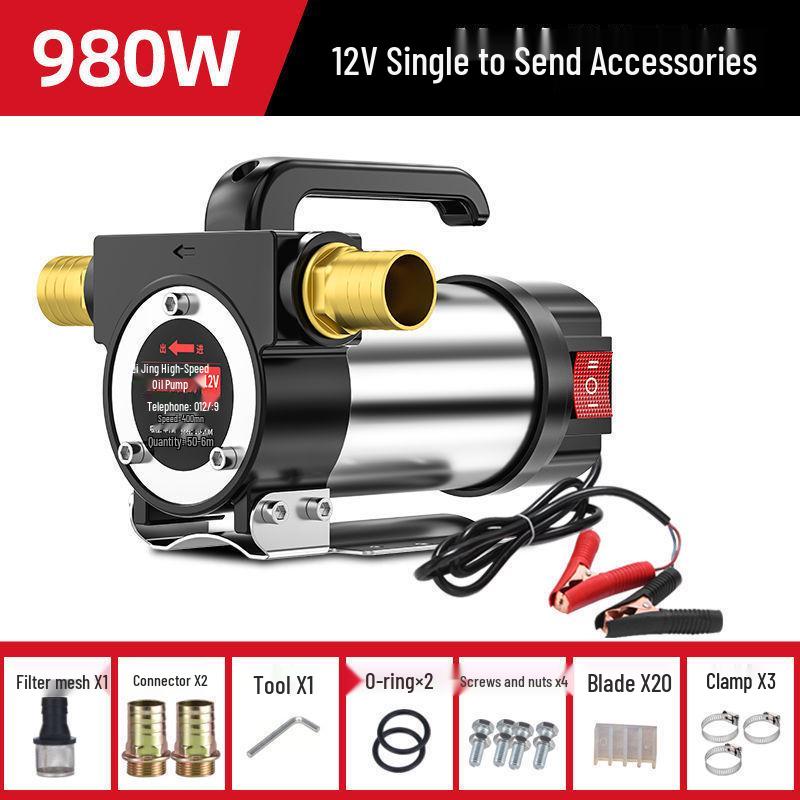 Multi-Voltage Self-Priming Electric Oil and Water Pump - Dual-Use Household Fuel Extractor
Multi-Voltage Self-Priming Electric Oil and Water Pump - Dual-Use Household Fuel Extractor
