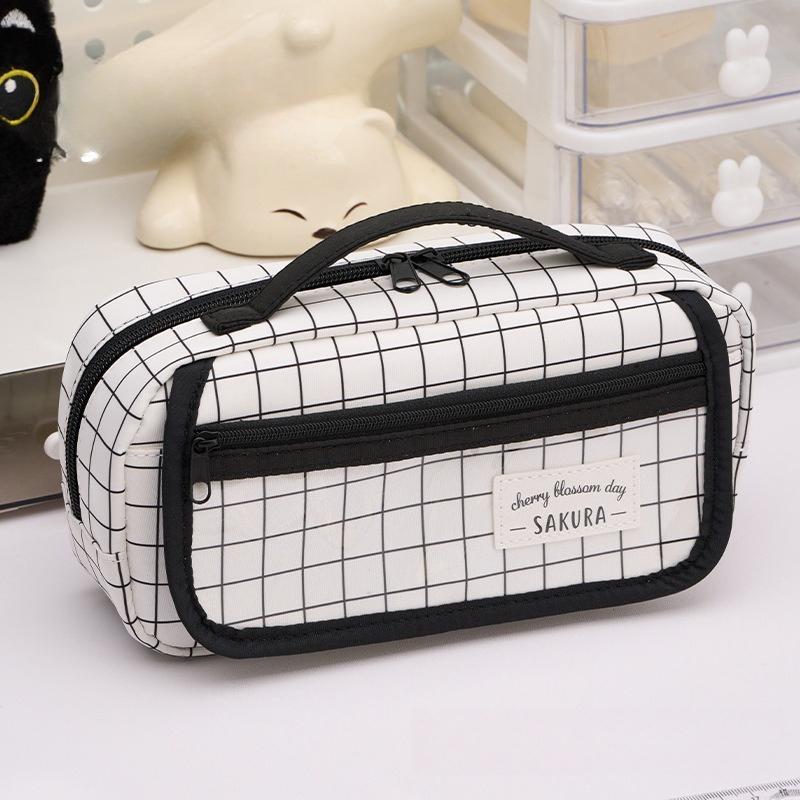 Multifunctional Stationery Box Simple and Creative Middle School Student Girl Canvas Large Capacity Pencil Case Pencil Case
Multifunctional Stationery Box Simple and Creative Middle School Student Girl Canvas Large Capacity Pencil Case Pencil Case