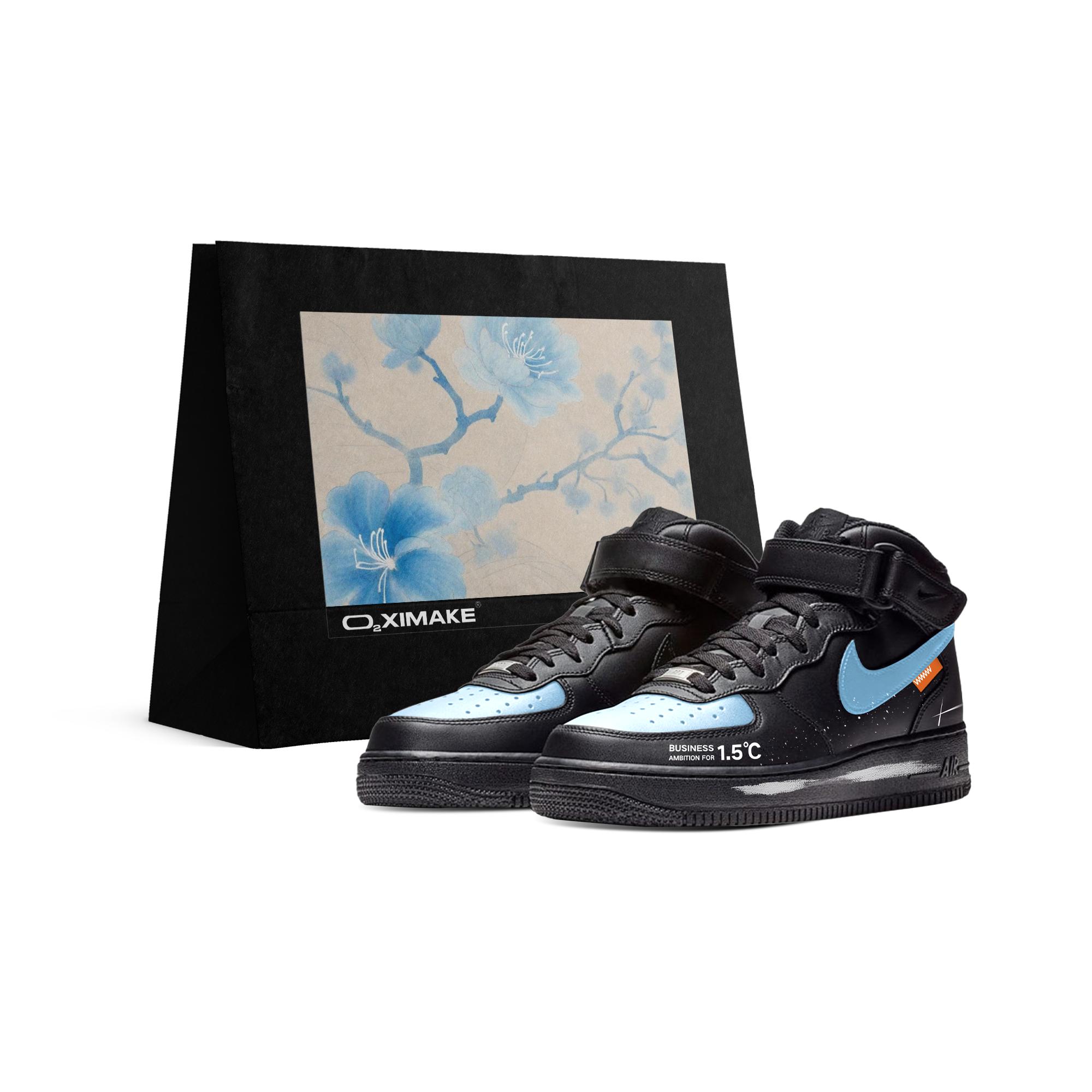 Nike Air Force 1 Abrasion Resistant Height Increasing Mid top Skateboard Shoes Unisex Black Blue CW2289-001(Team577-S-BOX) 39
Nike Air Force 1 Abrasion Resistant Height Increasing Mid top Skateboard Shoes Unisex Black Blue CW2289-001(Team577-S-BOX) 39