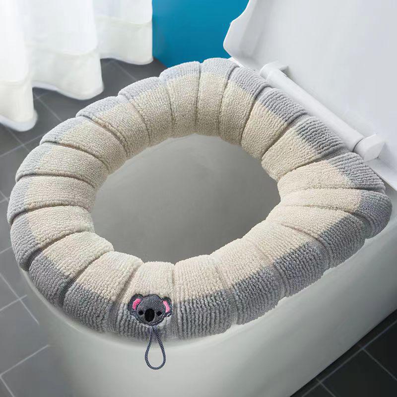 Winter Thickened Warm Toilet Seat Cover and Cushion - Washable, Home Use
Winter Thickened Warm Toilet Seat Cover and Cushion - Washable, Home Use