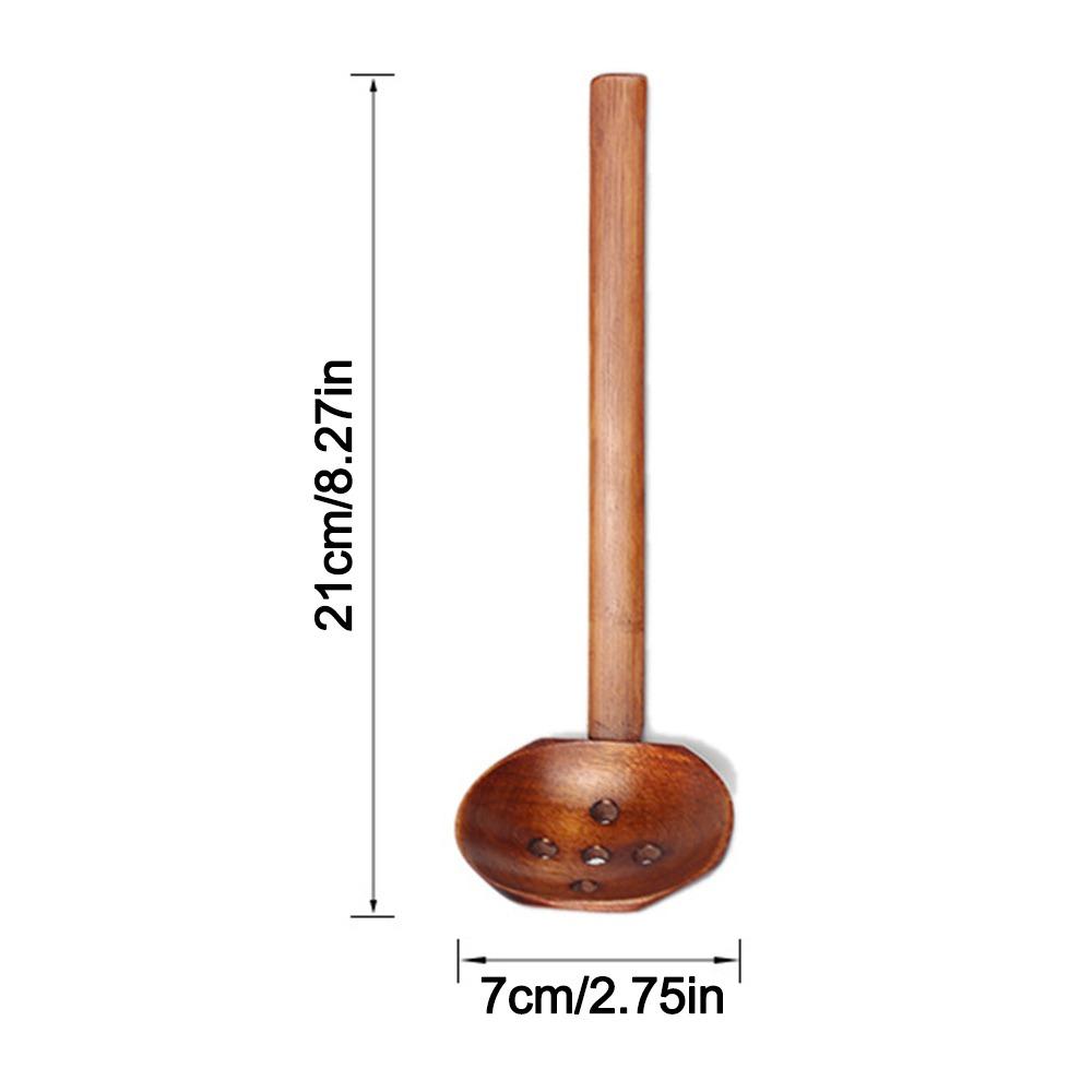 Durable Big Strainer Long-Handled Spoon Wood Handle Durable Japanese Spoon Anti-scald Ramen Spoon Japanese Tableware
Durable Big Strainer Long-Handled Spoon Wood Handle Durable Japanese Spoon Anti-scald Ramen Spoon Japanese Tableware