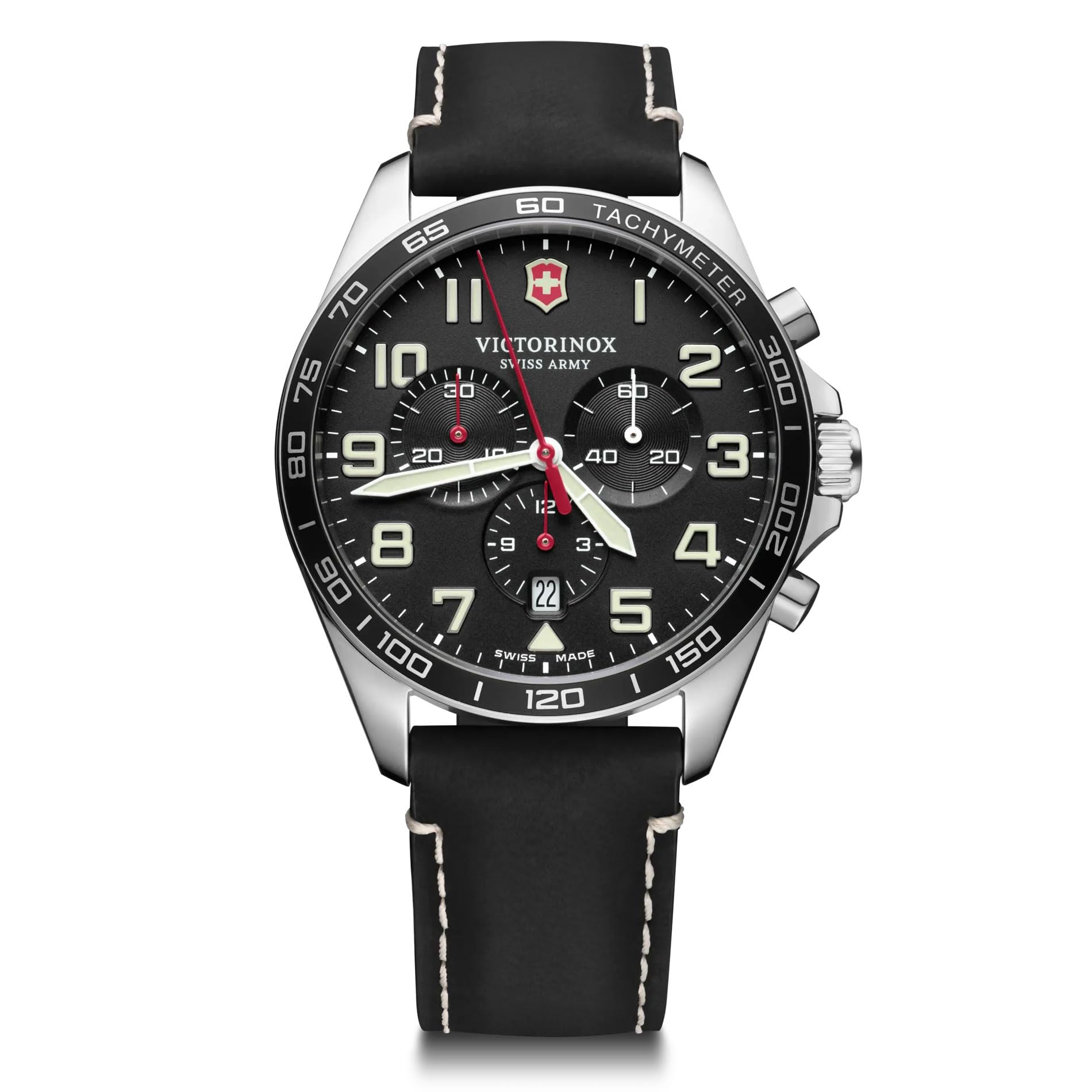 VICTORINOX Watch FIELDFORCE CHRONO Stainless Steel Case Black Dial Black Leather Strap Gift 241852 (316L) [
VICTORINOX Watch FIELDFORCE CHRONO Stainless Steel Case Black Dial Black Leather Strap Gift 241852 (316L) [