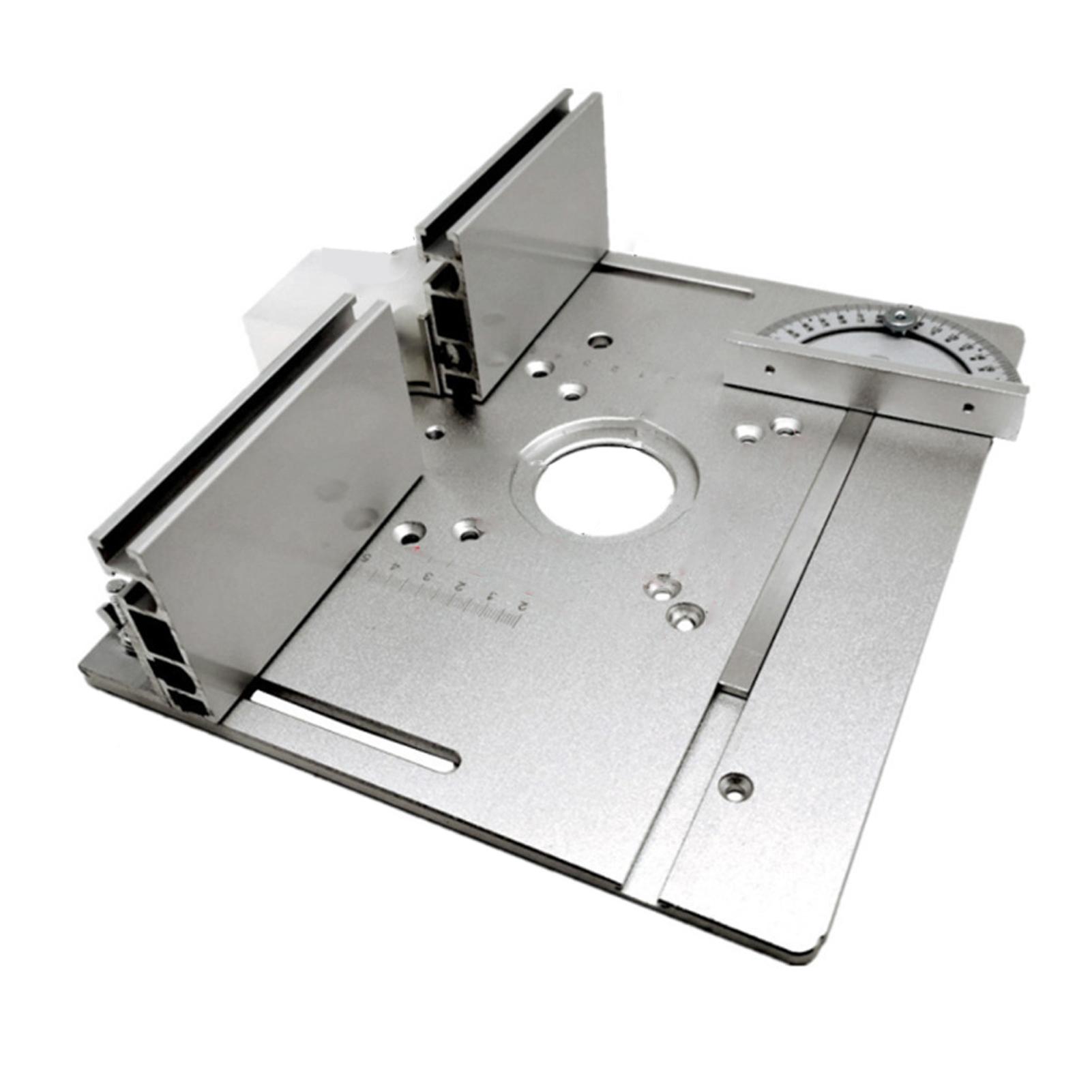 Router Table Insert Plate 2 in 1 Woodworking Bench Flip Board for Electric Routing Trimming Machine
Router Table Insert Plate 2 in 1 Woodworking Bench Flip Board for Electric Routing Trimming Machine