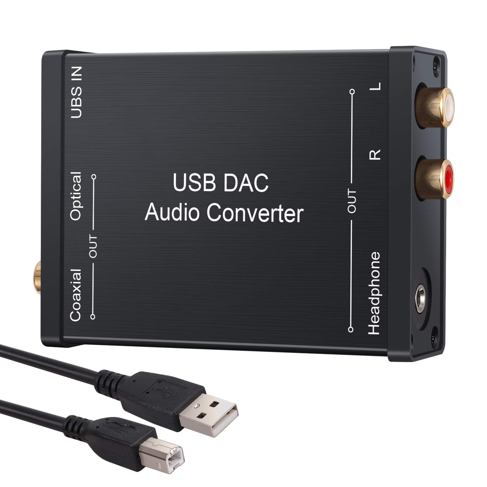 LiNKFOR USB DAC Audio Converter USB Input Optical Coaxial RCA Headphone Output USB Sound Card USB Cable Included Compatible with Windows 360 One S
LiNKFOR USB DAC Audio Converter USB Input Optical Coaxial RCA Headphone Output USB Sound Card USB Cable Included Compatible with Windows 360 One S