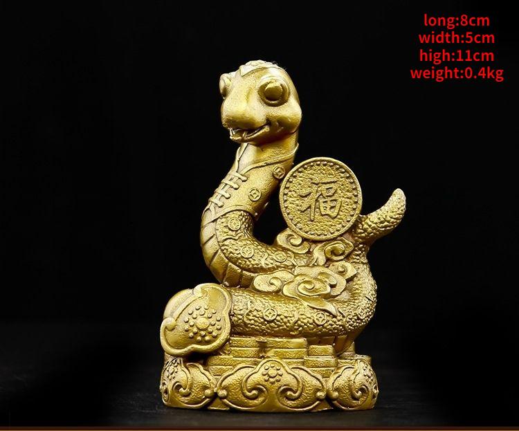 Lucky Brass Snake Ornament Mascot Zodiac Snake Living Room Home Fortune Snake Decoration
Lucky Brass Snake Ornament Mascot Zodiac Snake Living Room Home Fortune Snake Decoration
