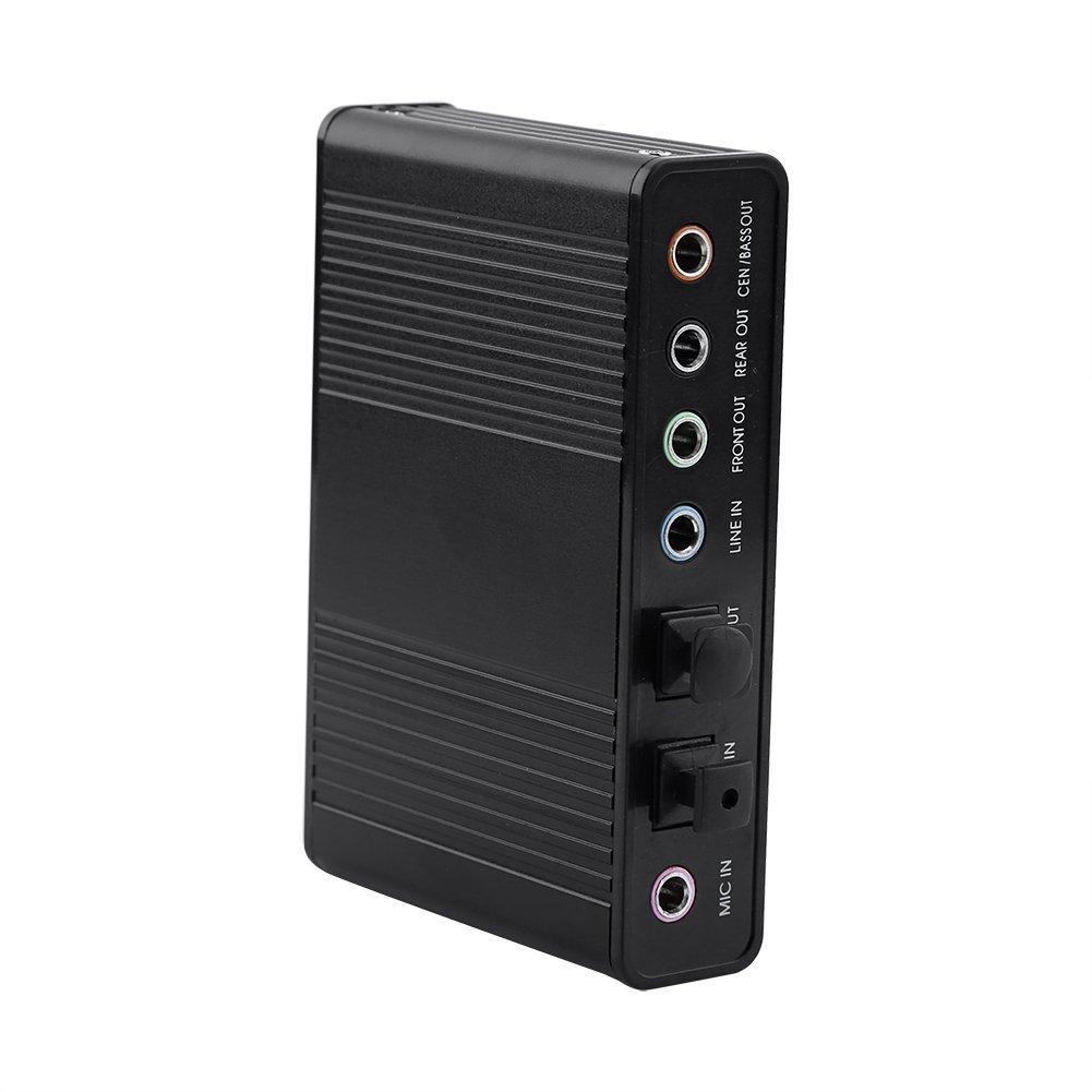 Audio Sound Card 6 Channel Sound Card USB External Digital Optical Audio Sound Card Adapter
Audio Sound Card 6 Channel Sound Card USB External Digital Optical Audio Sound Card Adapter