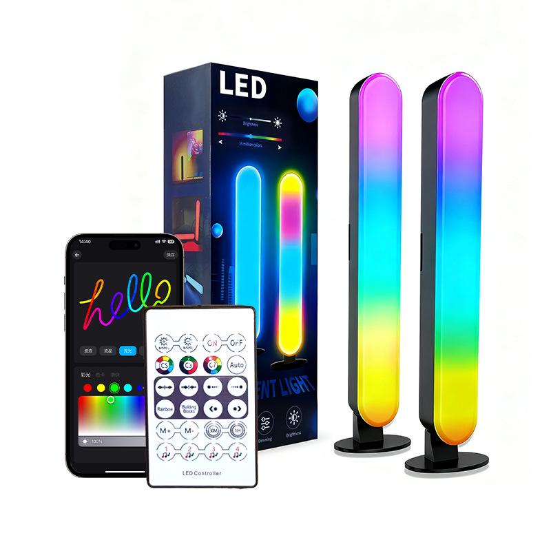 RGB Gaming Atmosphere Light with Music Rhythm Voice Control, Desktop Tabletop Stand 5V Bluetooth 4W (Dual Pack)
RGB Gaming Atmosphere Light with Music Rhythm Voice Control, Desktop Tabletop Stand 5V Bluetooth 4W (Dual Pack)