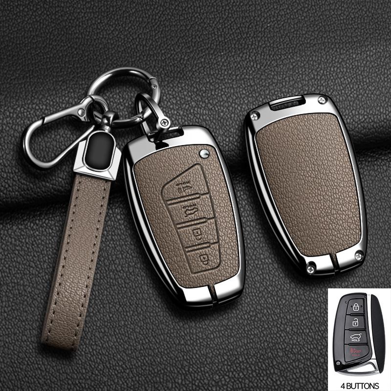 Zinc Alloy Leather Car Key Case Cover Fob For Hyundai Grandeur Hg Sedan Santa Fe 3Dm Grand Santafe Ix45 Equus Azera Genesis
Zinc Alloy Leather Car Key Case Cover Fob For Hyundai Grandeur Hg Sedan Santa Fe 3Dm Grand Santafe Ix45 Equus Azera Genesis