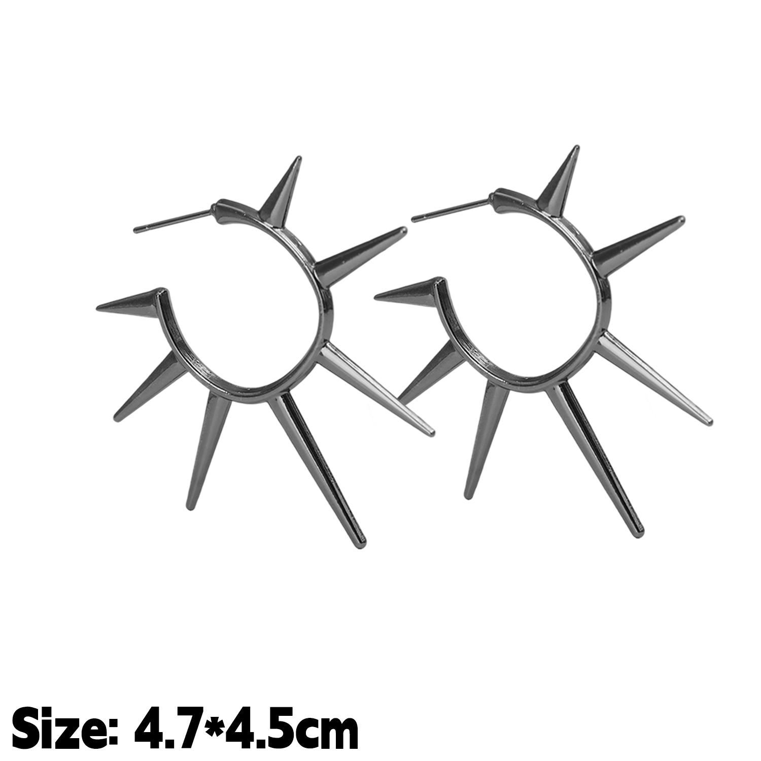 Goth Punk Style 3 Colors Long Rivet Hoop Earrings for Women Men Thorns Circle Hip Hop Earrings Grunge Aesthetic Fashion Jewelry чёрный
Goth Punk Style 3 Colors Long Rivet Hoop Earrings for Women Men Thorns Circle Hip Hop Earrings Grunge Aesthetic Fashion Jewelry чёрный