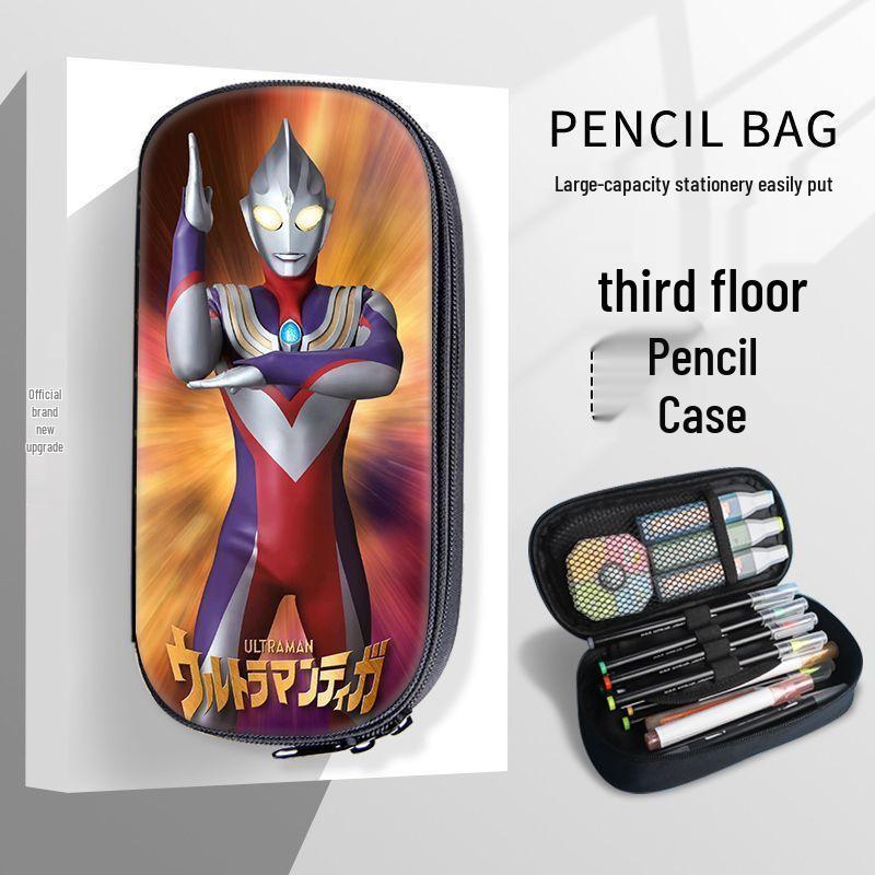 Ultraman Boy Cartoon Pencil Case: Large Capacity Anime Stationery Bag for Primary School Students Large Capacity Three-Layer Canvas Pencil Bag
Ultraman Boy Cartoon Pencil Case: Large Capacity Anime Stationery Bag for Primary School Students Large Capacity Three-Layer Canvas Pencil Bag