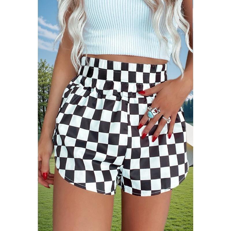 women s High Waist Plaid Checkered Stretchy Casual Shorts Summer Beach Short Pants S чёрный
women s High Waist Plaid Checkered Stretchy Casual Shorts Summer Beach Short Pants S чёрный
