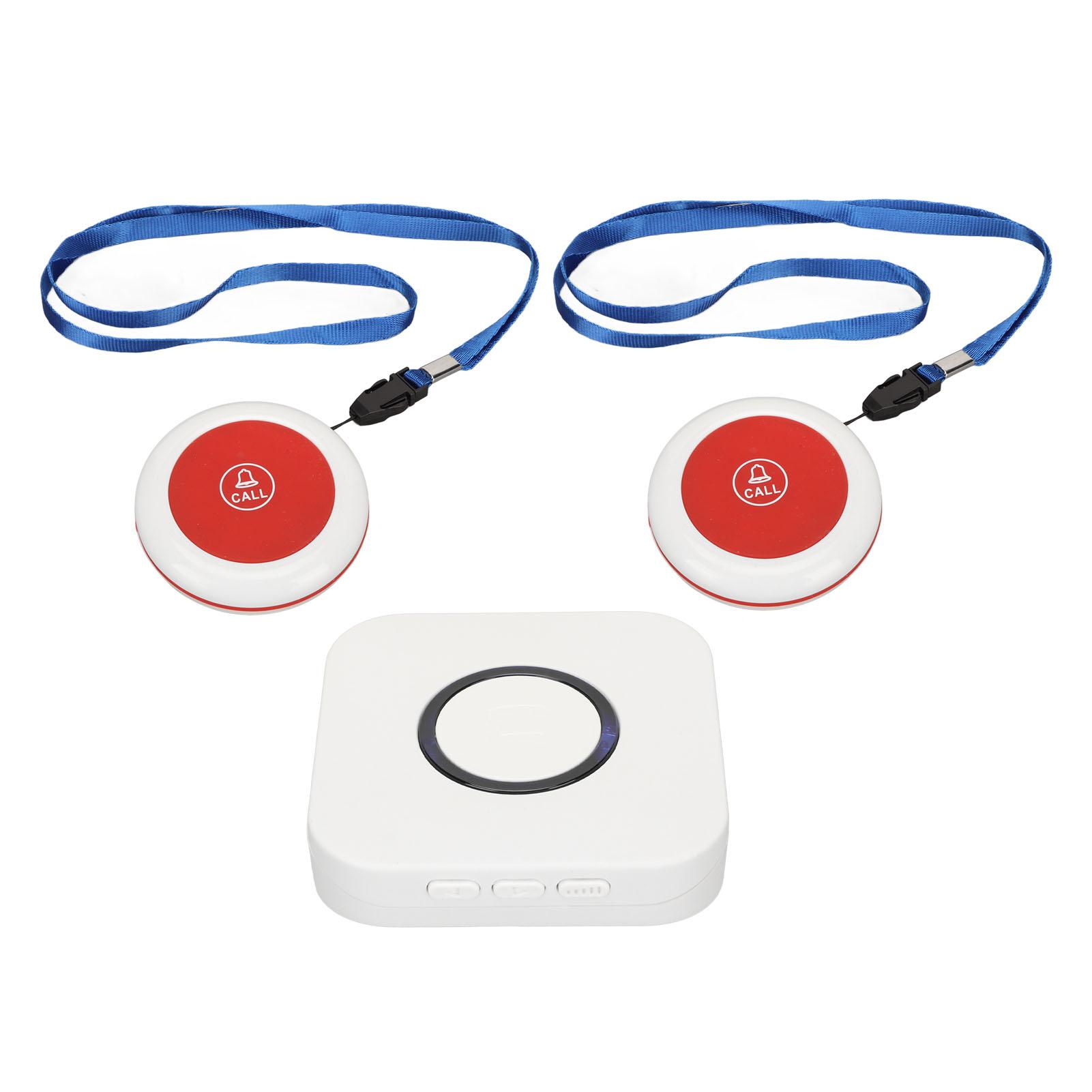 Wireless Caregiver Pager 1 for 2 Long Distance Transmission SOS Call Button for The Elderly Patient Disabled 100‑240V
Wireless Caregiver Pager 1 for 2 Long Distance Transmission SOS Call Button for The Elderly Patient Disabled 100‑240V