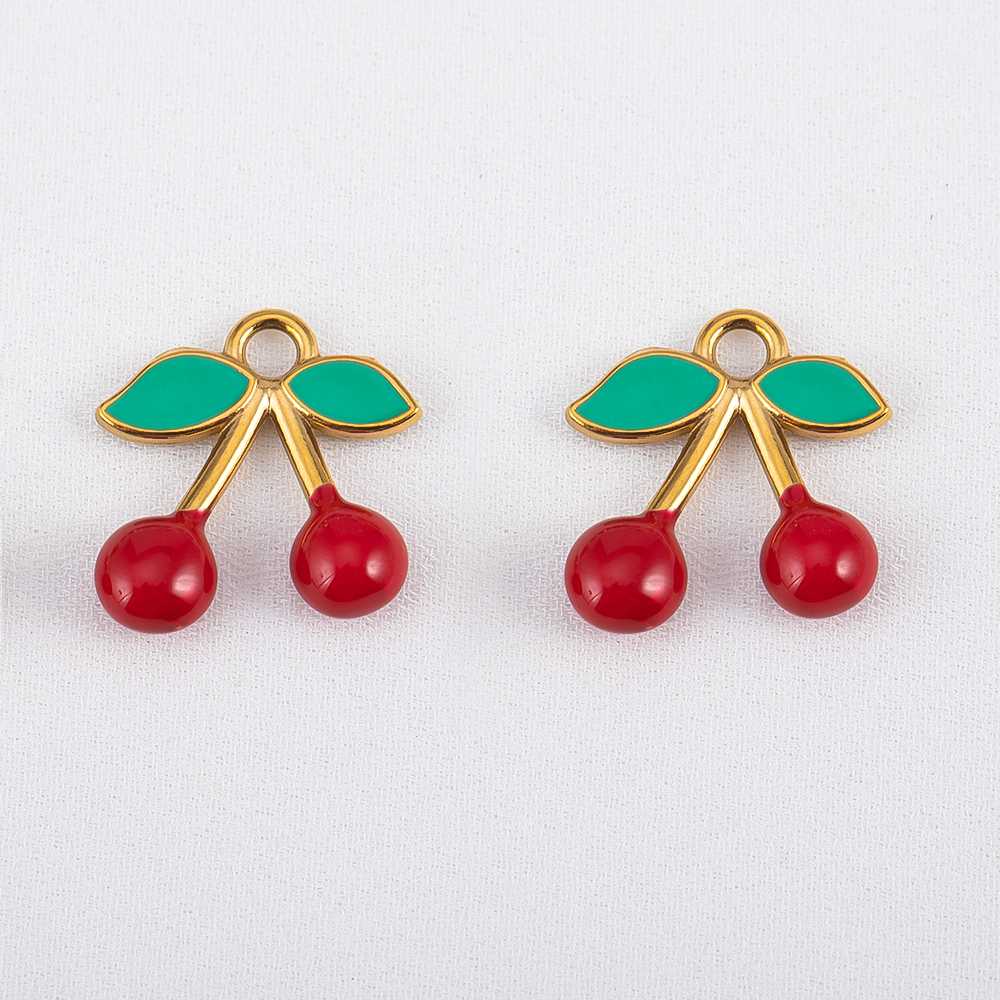 2pcs Cute Stainless Steel Charms Enamel Telephone Ice Cream Lamp Cup Leaf Cherry Necklace Pendant for DIY Earring Jewelry Making
2pcs Cute Stainless Steel Charms Enamel Telephone Ice Cream Lamp Cup Leaf Cherry Necklace Pendant for DIY Earring Jewelry Making