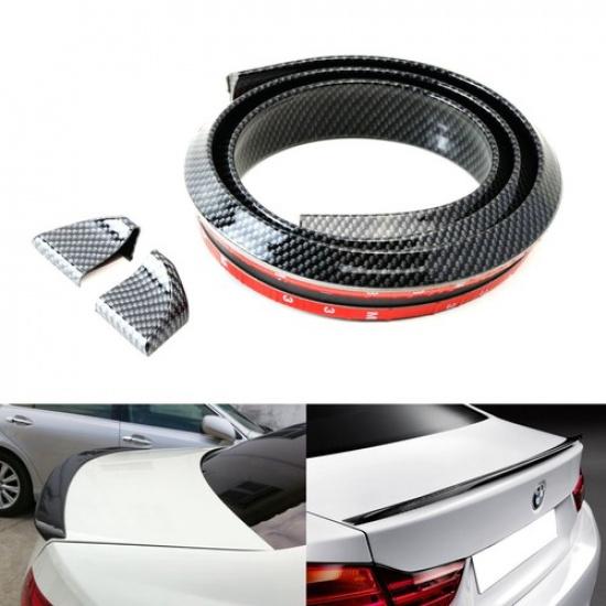 (1) Universal PU Trunk Lip Spoiler or Roof Spoiler Body Kit Trim Sticker, 4.5ft
(1) Universal PU Trunk Lip Spoiler or Roof Spoiler Body Kit Trim Sticker, 4.5ft