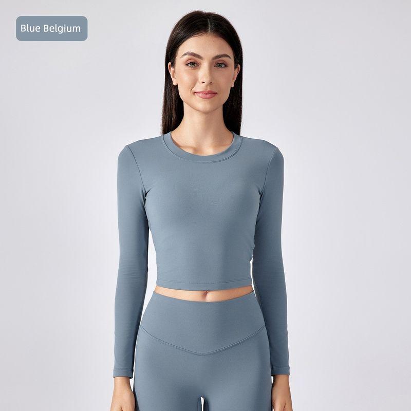 Yoga Clothes Long Sleeves Tops Women s Sexy Beauty Back Bare Back Silm Slim Look Running Workout Exercise T-shirt with Chest Pad Blue Belgium 6 (50.00 kg-55.00 kg
Yoga Clothes Long Sleeves Tops Women s Sexy Beauty Back Bare Back Silm Slim Look Running Workout Exercise T-shirt with Chest Pad Blue Belgium 6 (50.00 kg-55.00 kg