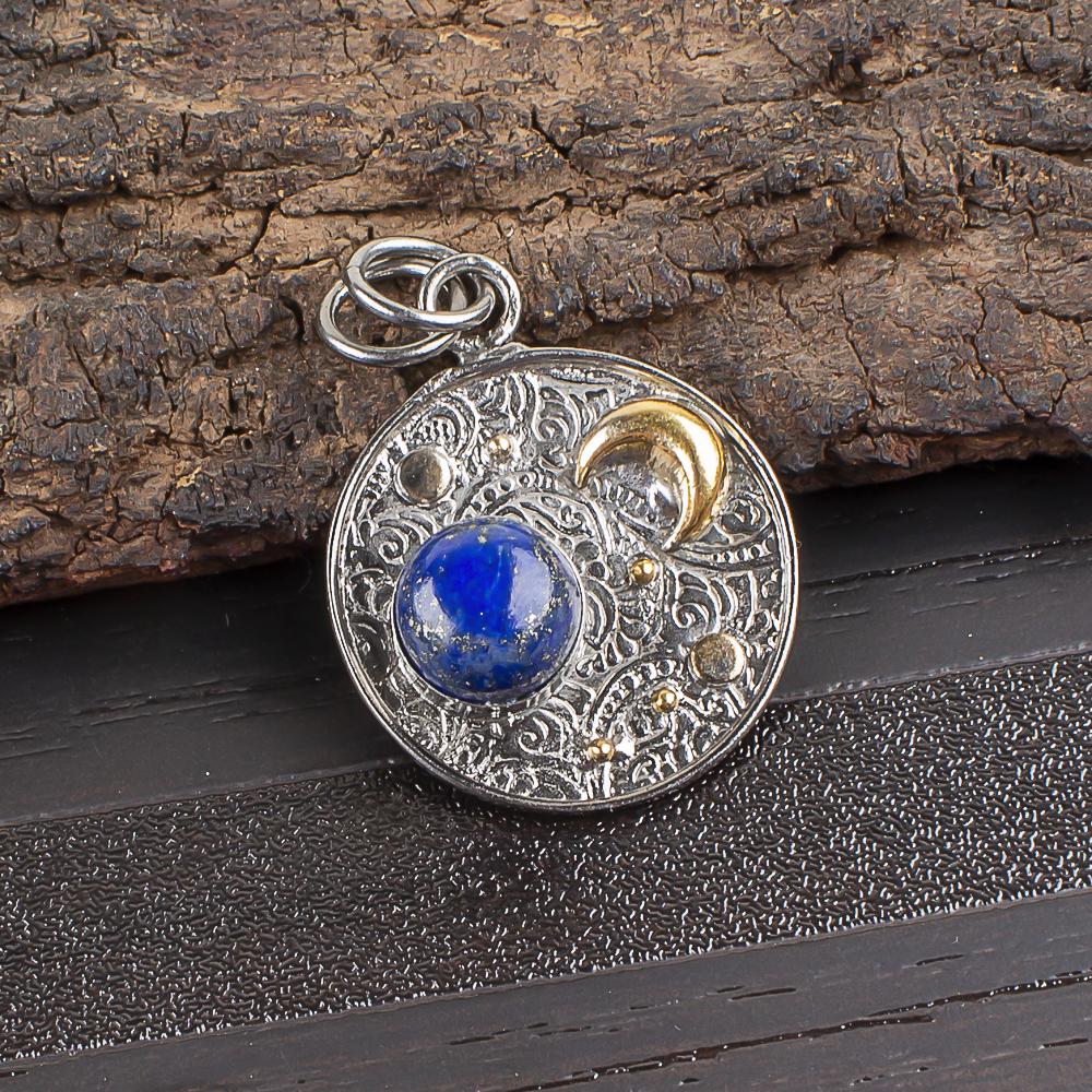 Lapis Lazuli Pendant Handmade Gemstone Jewelry, 925 Solid Sterling Silver Pendant ,Unique Design Jewelry Pendant Gift For Her 1.30 Inches синий
Lapis Lazuli Pendant Handmade Gemstone Jewelry, 925 Solid Sterling Silver Pendant ,Unique Design Jewelry Pendant Gift For Her 1.30 Inches синий