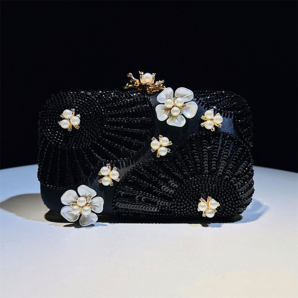Glitter Sequins Exquisite Clutch Purse Beads Beaded Luxury Women Handbag Fashion Floral Evening Bag Wedding Party Banquet Bag чёрный
Glitter Sequins Exquisite Clutch Purse Beads Beaded Luxury Women Handbag Fashion Floral Evening Bag Wedding Party Banquet Bag чёрный