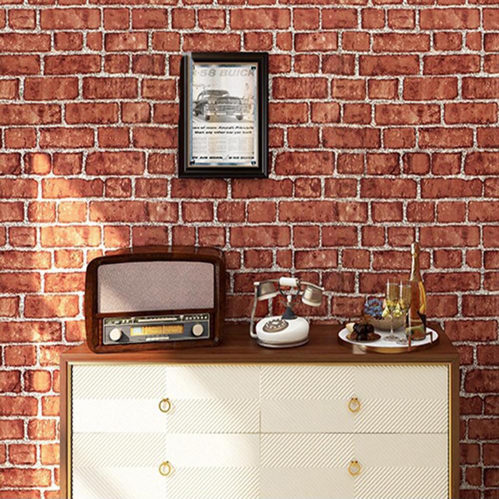 45cm waterproof wall sticker PVC modern home decoration retro red brown brick pattern self-adhesive wallpaper DIY background 45cmx1m
45cm waterproof wall sticker PVC modern home decoration retro red brown brick pattern self-adhesive wallpaper DIY background 45cmx1m