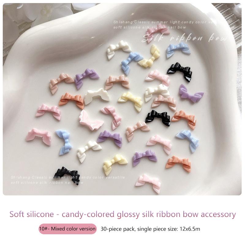 30 Pcs Soft Carved Ribbon Bow Nail Art Accessories Colorful Bow 3D Resin Nail Charms Cute Ribbon Nail Decoration Accessories H
30 Pcs Soft Carved Ribbon Bow Nail Art Accessories Colorful Bow 3D Resin Nail Charms Cute Ribbon Nail Decoration Accessories H