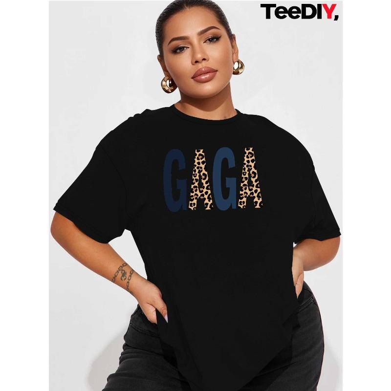 Women s Oversized Leopard Print T-Shirt - Large Size Short Sleeve Round Neck Casual & Sporty Top, All-Season Wear 4XL чорний
Women s Oversized Leopard Print T-Shirt - Large Size Short Sleeve Round Neck Casual & Sporty Top, All-Season Wear 4XL чорний