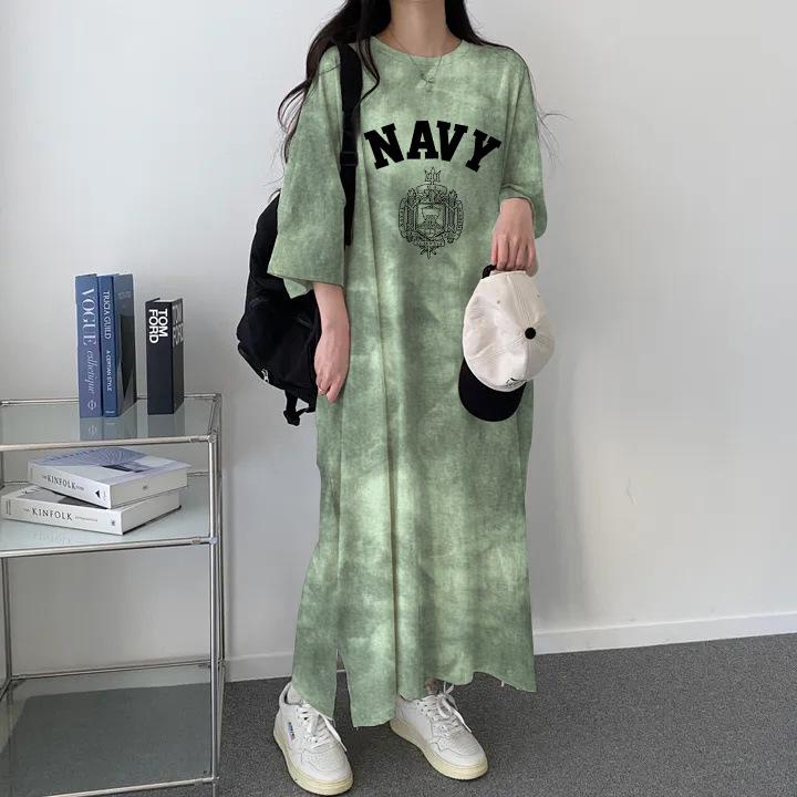 Tie-Dye Color-Block Slimming Casual T-Shirt Dress - 2024 Summer Collection Extra Large
Tie-Dye Color-Block Slimming Casual T-Shirt Dress - 2024 Summer Collection Extra Large