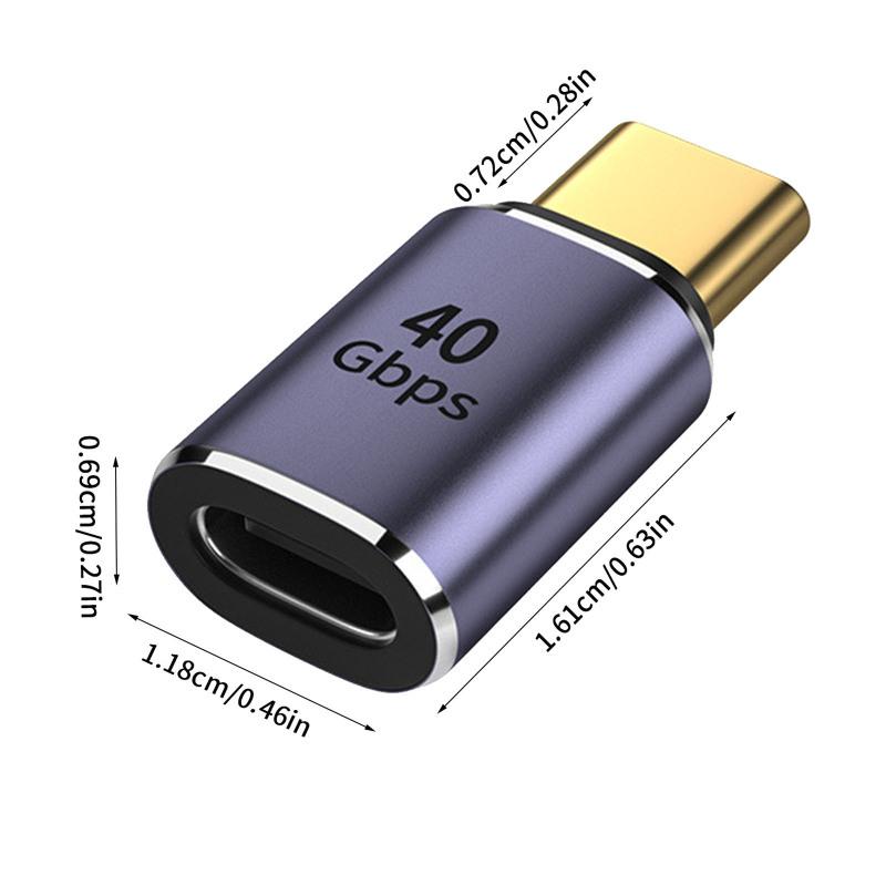 Адаптер Type-c 4,0 C «папа» на «мама» удлинитель 40 Гбит/с Pd100w Конвертер быстрой зарядки для
Адаптер Type-c 4,0 C «папа» на «мама» удлинитель 40 Гбит/с Pd100w Конвертер быстрой зарядки для