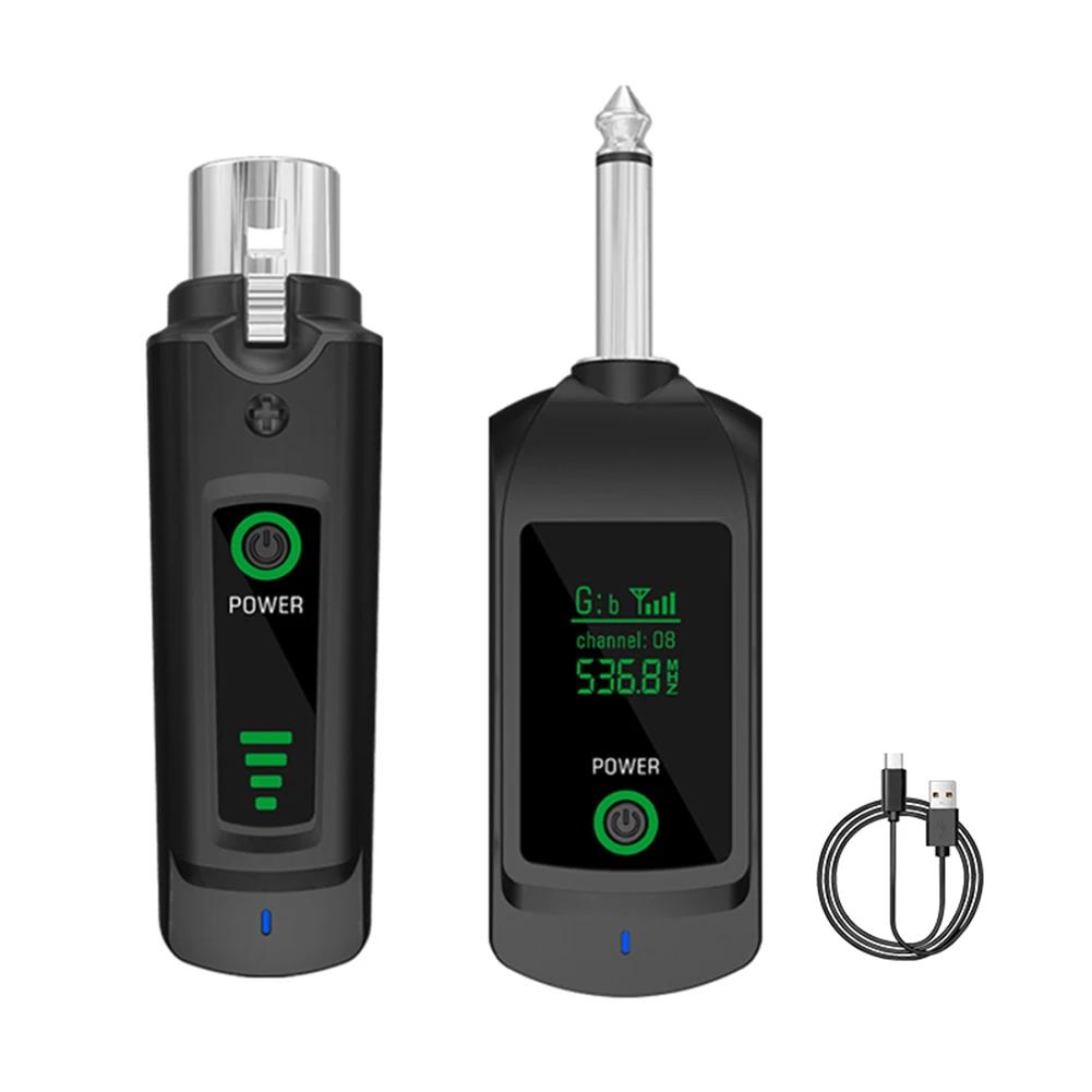 Wireless Microphone Transmitter Receiver System UHF XLR Adapter System for Dynamic Microphone Guitar Audio Mixer
Wireless Microphone Transmitter Receiver System UHF XLR Adapter System for Dynamic Microphone Guitar Audio Mixer