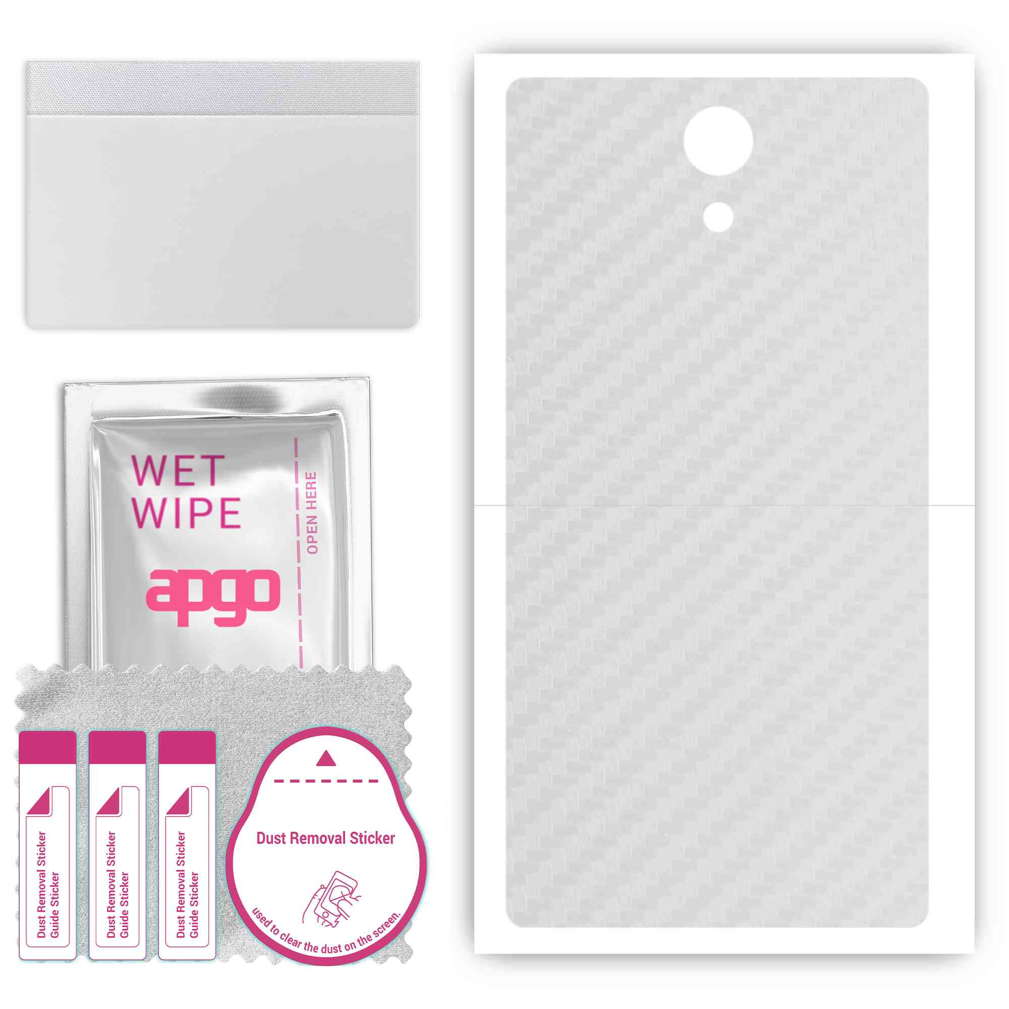 apgo Protective Skin Sticker for the back compatible with Lenovo Phab2, Wrap Film, Foil, Vinyl - Pattern Transparent Carbon
apgo Protective Skin Sticker for the back compatible with Lenovo Phab2, Wrap Film, Foil, Vinyl - Pattern Transparent Carbon
