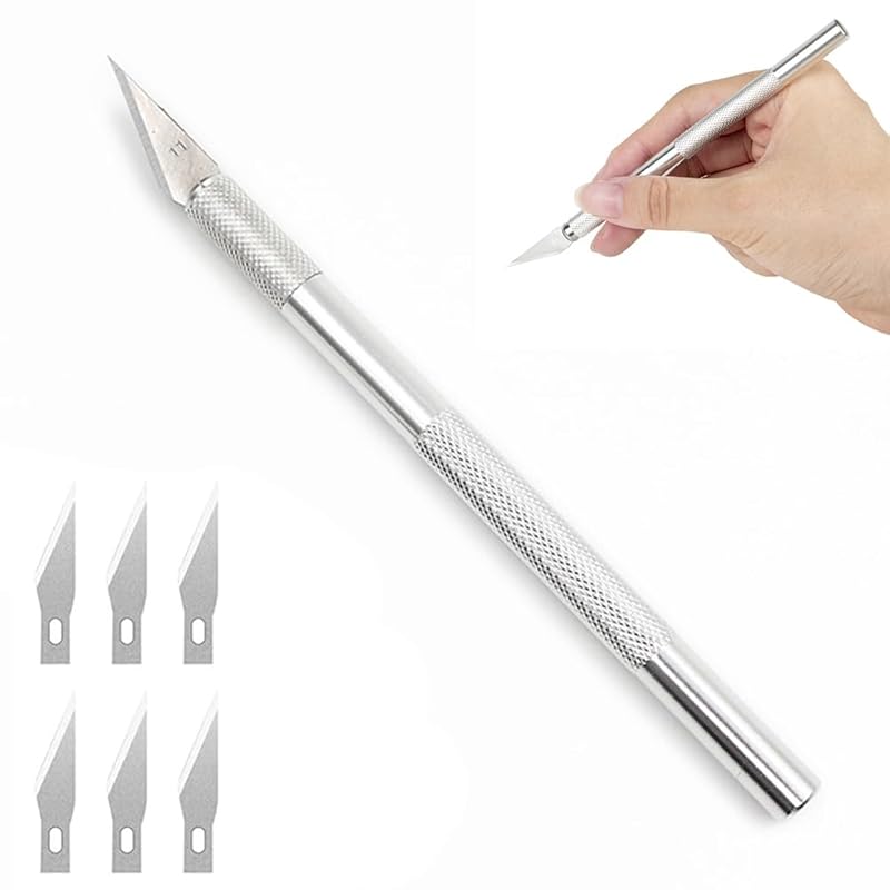 art knife design knife paper cut chisel craft cutter art supplies craft tools DIY handmade vinyl film tree paper eraser 6 replacement blades with
art knife design knife paper cut chisel craft cutter art supplies craft tools DIY handmade vinyl film tree paper eraser 6 replacement blades with