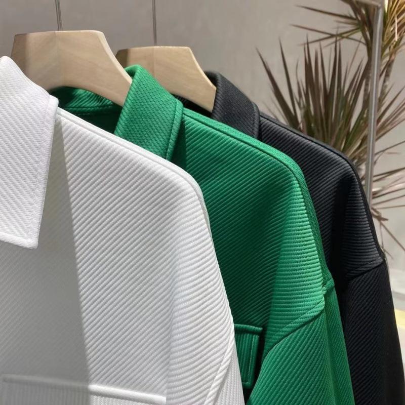 2022 Весна/Осень Мужская модная куртка-рубашка с лацканами из твила L трава зеленый
2022 Весна/Осень Мужская модная куртка-рубашка с лацканами из твила L трава зеленый