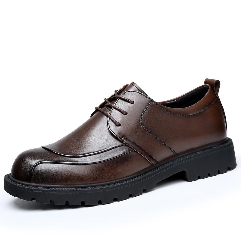 Мужская обувь 2025 года, весна, новый тренд, повседневная обувь на платформе, дышащая, британская, деловая, мужская, свадебная, кожаная обувь из натуральной кожи 44
Мужская обувь 2025 года, весна, новый тренд, повседневная обувь на платформе, дышащая, британская, деловая, мужская, свадебная, кожаная обувь из натуральной кожи 44