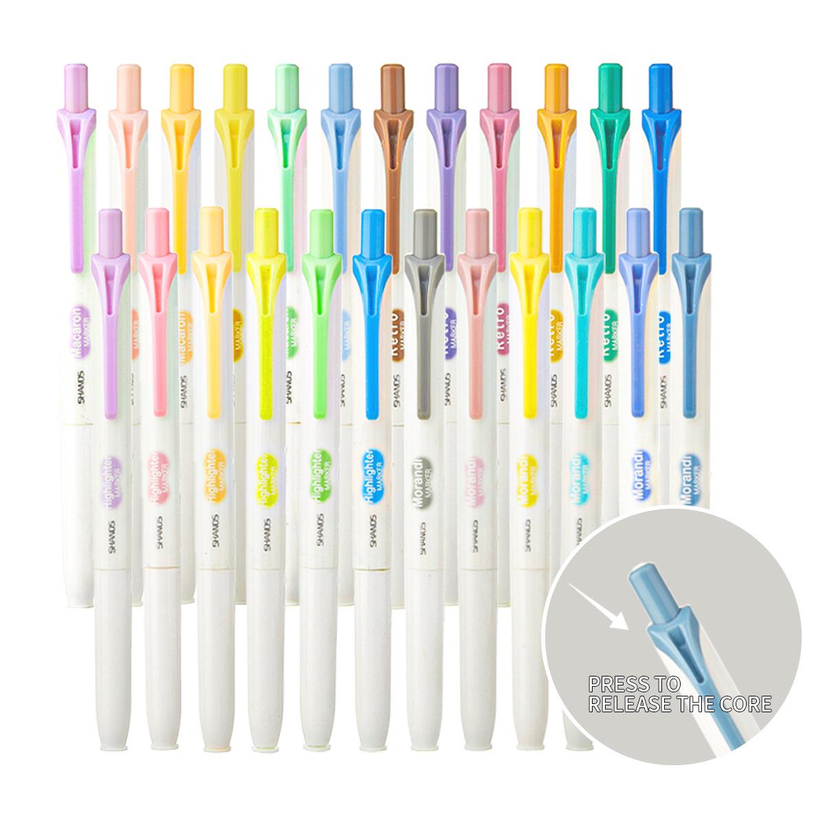 Morandi Student Highlighter Set: Eye-Safe Watercolor Pens for DIY Greeting Cards Chisel Tip
Morandi Student Highlighter Set: Eye-Safe Watercolor Pens for DIY Greeting Cards Chisel Tip