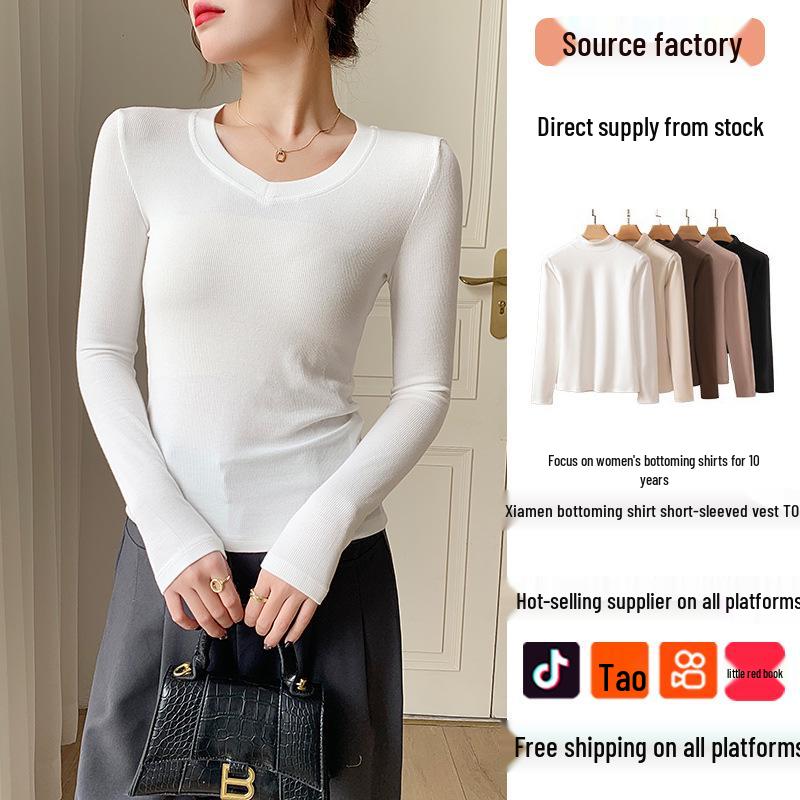 Women s V-Neck Long-Sleeve Slim Fit Top for Fall & Winter L (Recommended for 51-57 kg) білий
Women s V-Neck Long-Sleeve Slim Fit Top for Fall & Winter L (Recommended for 51-57 kg) білий