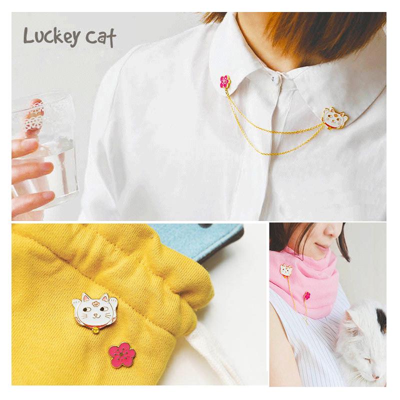 Alloy Oil Drip Flower Brooch Cute Tassel Plutus Cat Pin as Clothing Decorations Gold #1
Alloy Oil Drip Flower Brooch Cute Tassel Plutus Cat Pin as Clothing Decorations Gold #1