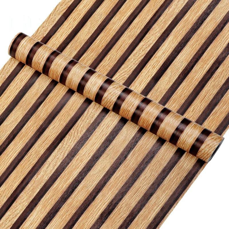 45cm Big Roll Home Decoration Background Wall Desk Cabinet Wallpaper Wood Stripes Waterproof PVC Self-adhesive Wall Stickers 45cmX1m
45cm Big Roll Home Decoration Background Wall Desk Cabinet Wallpaper Wood Stripes Waterproof PVC Self-adhesive Wall Stickers 45cmX1m