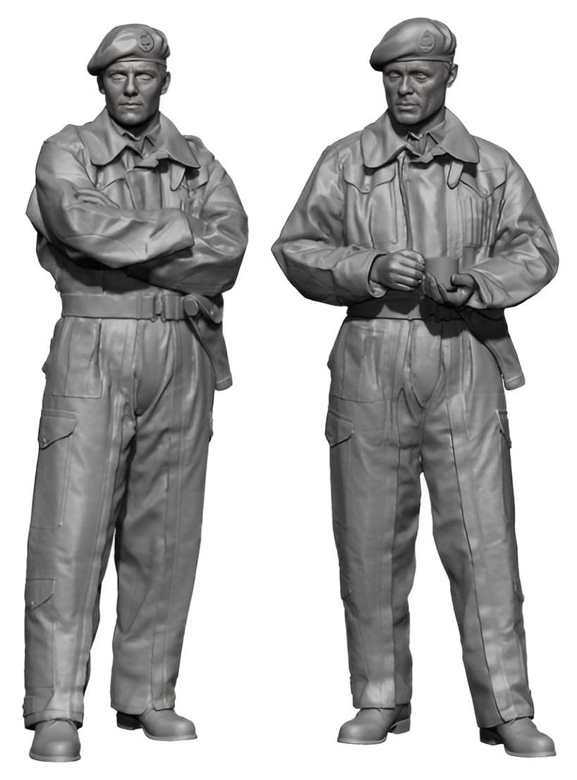 Комплект зимнего снаряжения для британского танкового экипажа H3 Model British Tank Crew, 2 предмета, смоляной набор HS48038 1/48
Комплект зимнего снаряжения для британского танкового экипажа H3 Model British Tank Crew, 2 предмета, смоляной набор HS48038 1/48