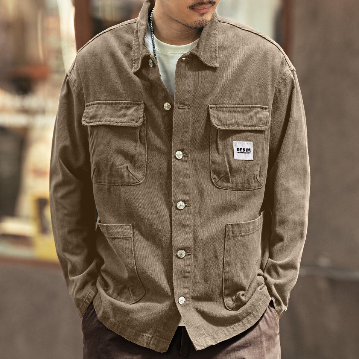 Men s High-End Retro Heavyweight Denim Jacket for Autumn/Winter - Loose Casual, Plus Cotton, Hunting Workwear Style 3XL for 95-105 kg
Men s High-End Retro Heavyweight Denim Jacket for Autumn/Winter - Loose Casual, Plus Cotton, Hunting Workwear Style 3XL for 95-105 kg