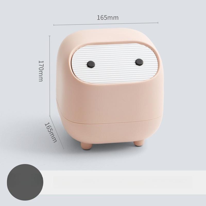 Ninja Desktop Trash Can Office Push-type Mini Storage Bin with Lid Simple Design Concept and Creative Concept рожевий
Ninja Desktop Trash Can Office Push-type Mini Storage Bin with Lid Simple Design Concept and Creative Concept рожевий