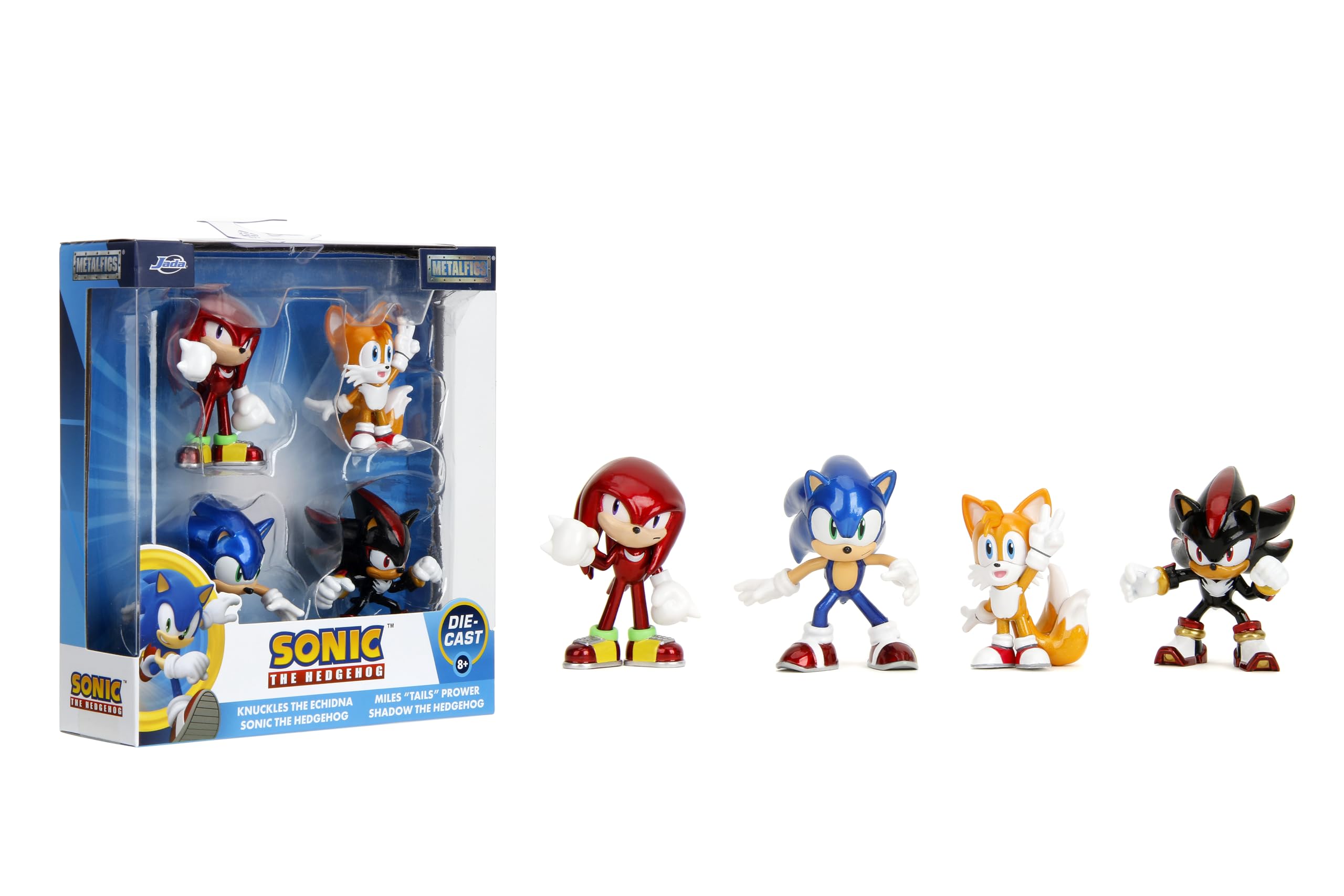 Jada Metalfigs Sonic the Hedgehog Knuckles and Figures Wave Ages 4-Pack, Sonic, Tails, Shadow, 2.5-Inch Die-Cast - 1, 8+
Jada Metalfigs Sonic the Hedgehog Knuckles and Figures Wave Ages 4-Pack, Sonic, Tails, Shadow, 2.5-Inch Die-Cast - 1, 8+