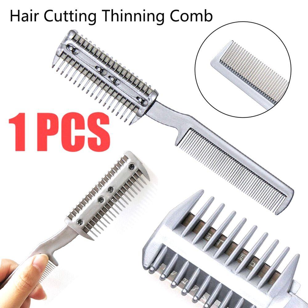 Salon Hair trimmer Cutting Thinning Bangs Repair Comb Hair Brush Hair Trim Comb Hairdressing Comb срібний
Salon Hair trimmer Cutting Thinning Bangs Repair Comb Hair Brush Hair Trim Comb Hairdressing Comb срібний