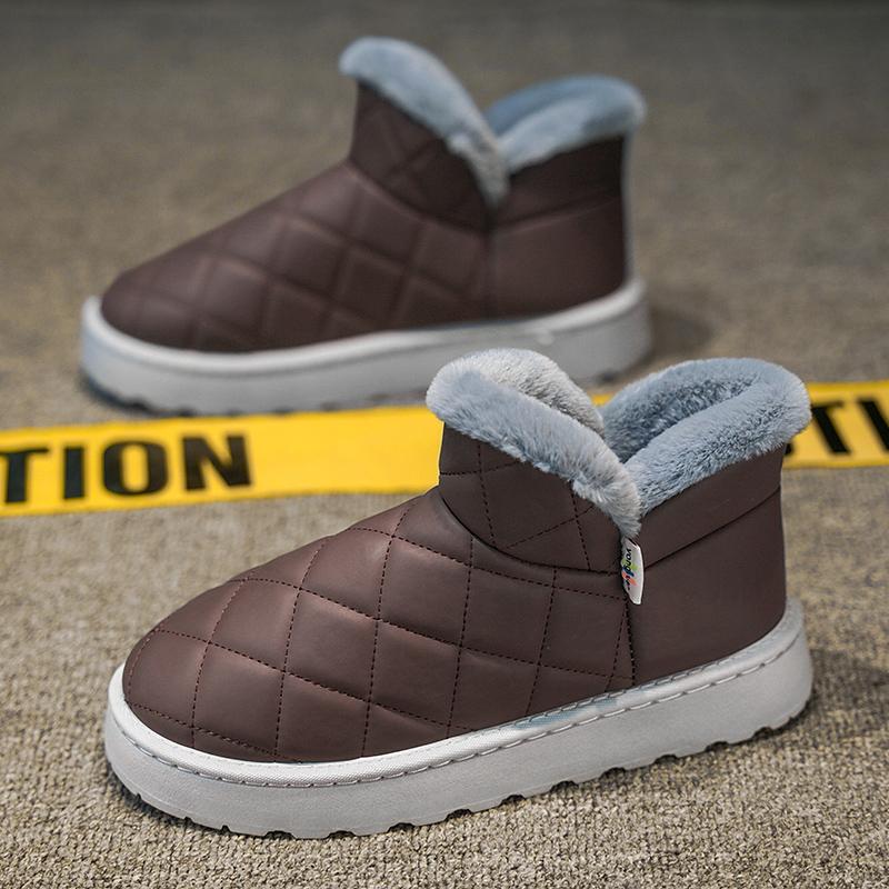 Waterproof Leather Winter Boots for Men - Thermal Insulated Anti-Slip Flush Snow Ankle Boots Warm Fleece Lined Outdoor Shoes Fur 40
Waterproof Leather Winter Boots for Men - Thermal Insulated Anti-Slip Flush Snow Ankle Boots Warm Fleece Lined Outdoor Shoes Fur 40